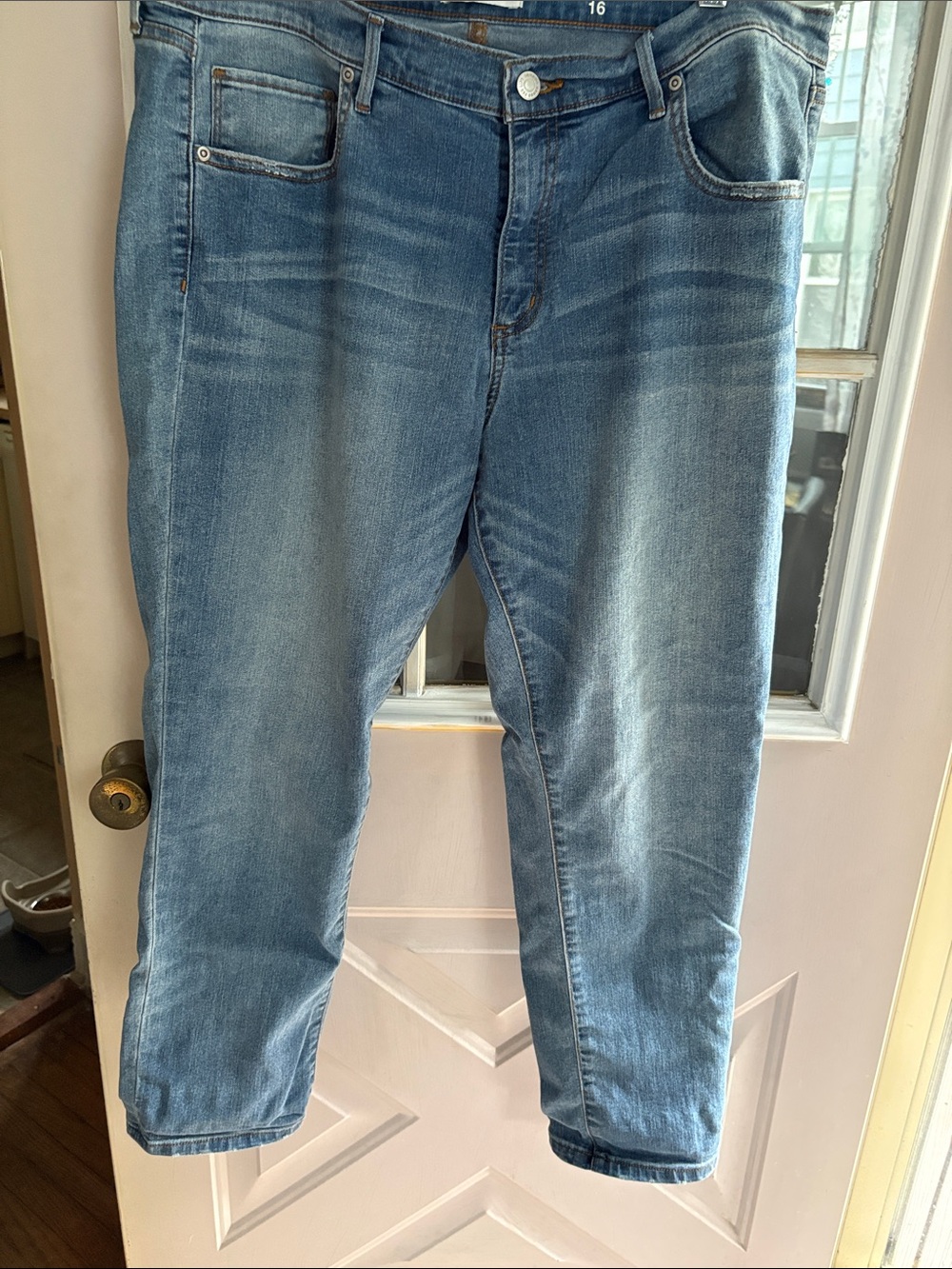Sonoma Girlfriend Light Wash Denim Jeans